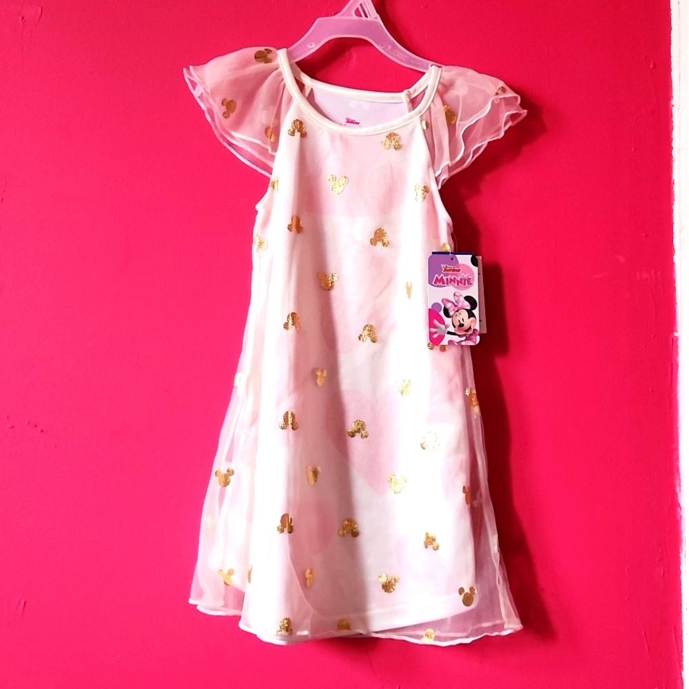 Disney Pink Mickey Print Youth Night Gown